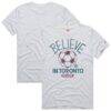 Toronto FC Homage Unisex MLS x Ted Lasso Believe Graphic Tri-Blend T-Shirt - - Front View