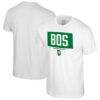 Boston Celtics Stadium Essentials Crossbar T-Shirt - White - Front View