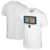 Golden State Warriors Stadium Essentials Crossbar T-Shirt - White - Front View