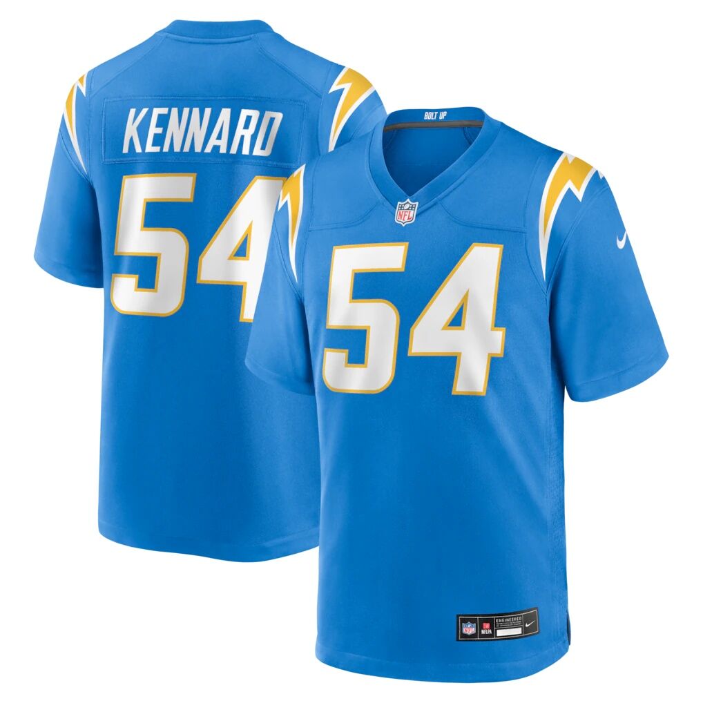 Kyle Kennard Los Angeles Chargers Nike Team Game Jersey -  Powder Blue