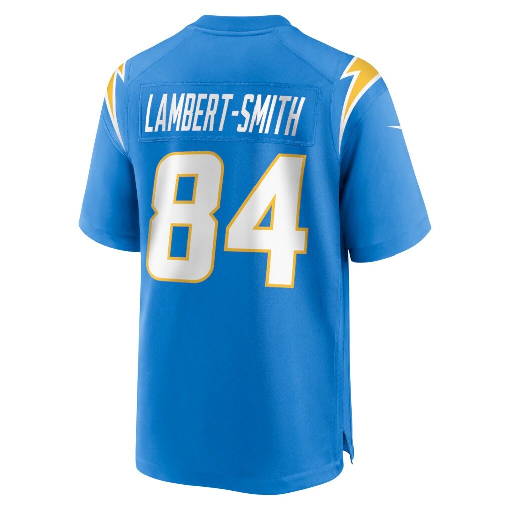 KeAndre Lambert-Smith Los Angeles Chargers Nike Team Game Jersey -  Powder Blue