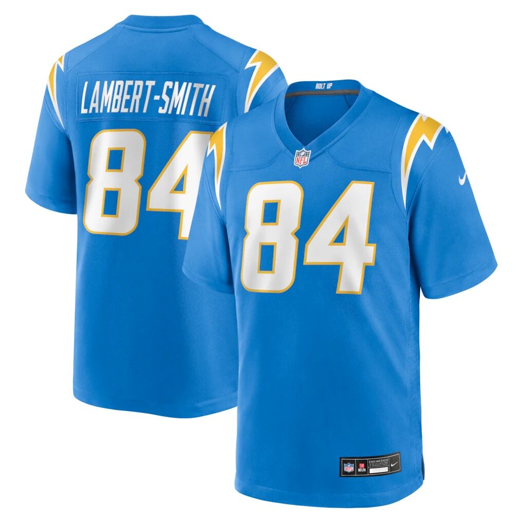 KeAndre Lambert-Smith Los Angeles Chargers Nike Team Game Jersey -  Powder Blue