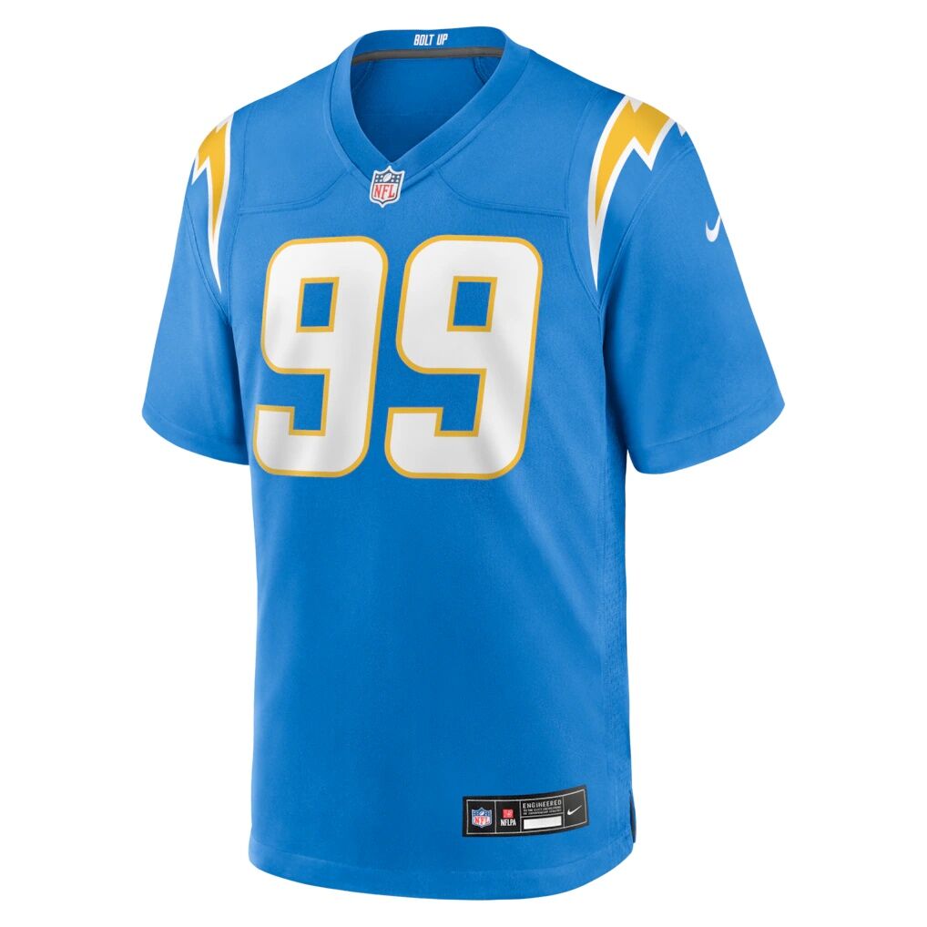 Jamaree Caldwell Los Angeles Chargers Nike Team Game Jersey -  Powder Blue