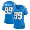 Jamaree Caldwell Los Angeles Chargers Nike Women's Team Game Jersey - - Front View