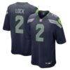 Drew Lock Seattle Seahawks Nike Team Game Jersey - - Front View