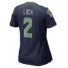 Drew Lock Seattle Seahawks Nike Women's Team Game Jersey - - Detail View
