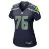 Grey Zabel Seattle Seahawks Nike Women's Team Game Jersey - - Side View