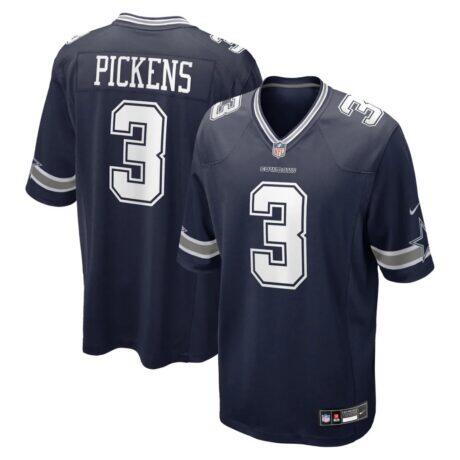George Pickens Dallas Cowboys Nike Game Jersey - Navy - Front View