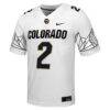 Shedeur Sanders Colorado Buffaloes Nike Alumni Game Jersey - White - Side View
