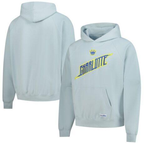 Charlotte FC Sport Design Sweden Wordmark Raglan Hoodie - - Front View