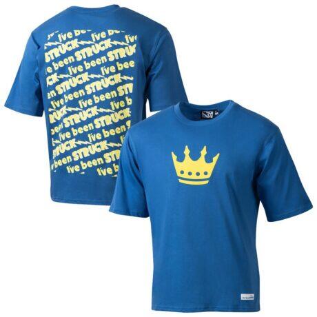 Charlotte FC Sport Design Sweden 2025 Jersey Hook Oversized T-Shirt - Blue - Front View