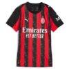 AC Milan Puma Women's 2025/26 Home Replica Jersey - Red - Detail View