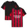 AC Milan Puma Youth 2025/26 Home Replica Jersey - Red - Side View