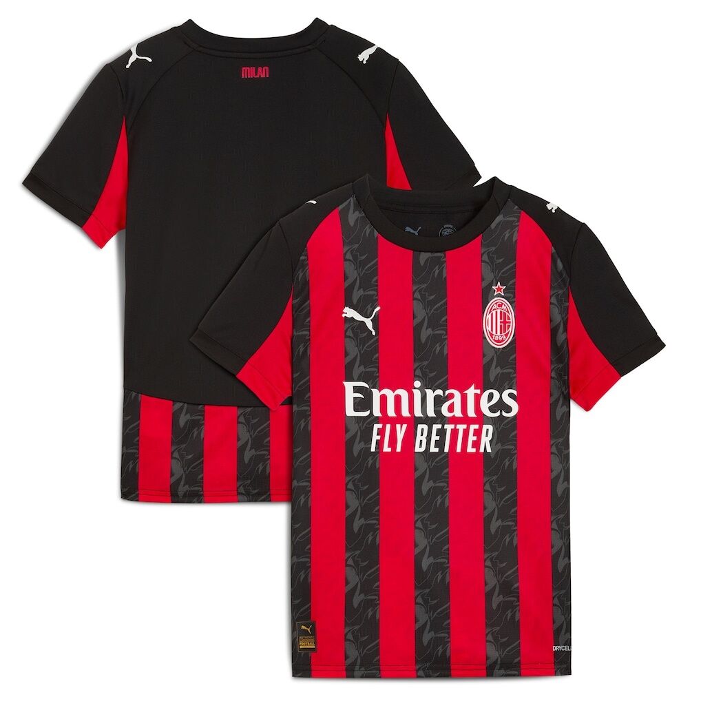AC Milan Puma Youth 2025/26 Home Replica Jersey
