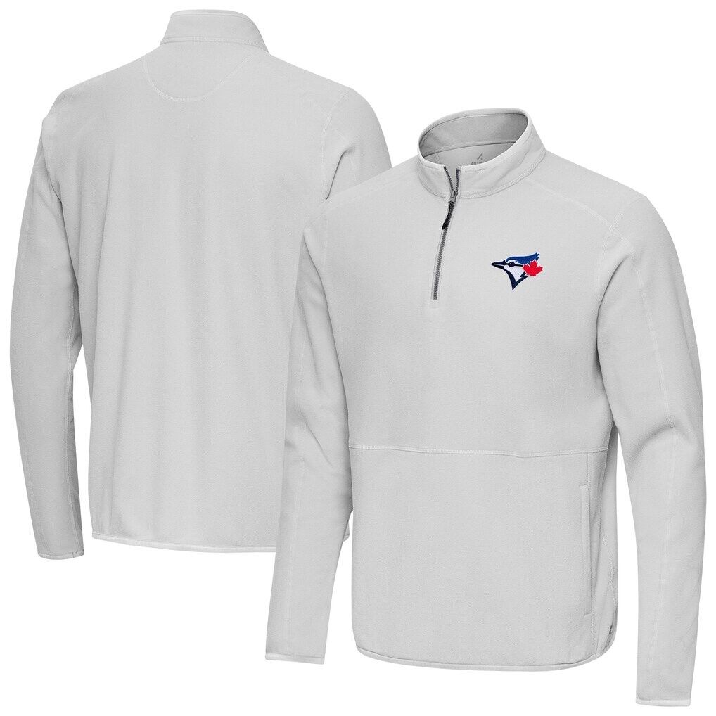 Toronto Blue Jays Antigua Step Up Quarter-Zip Pullover