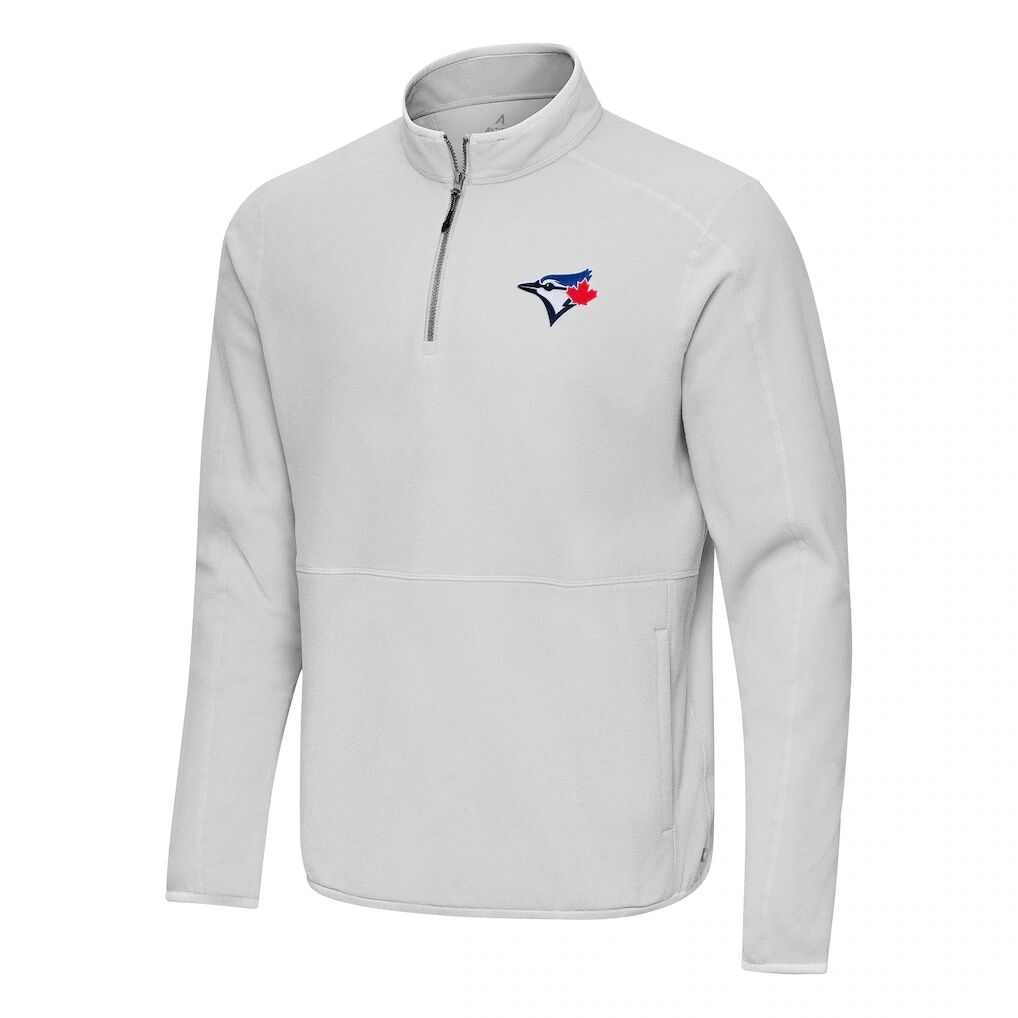 Toronto Blue Jays Antigua Step Up Quarter-Zip Pullover