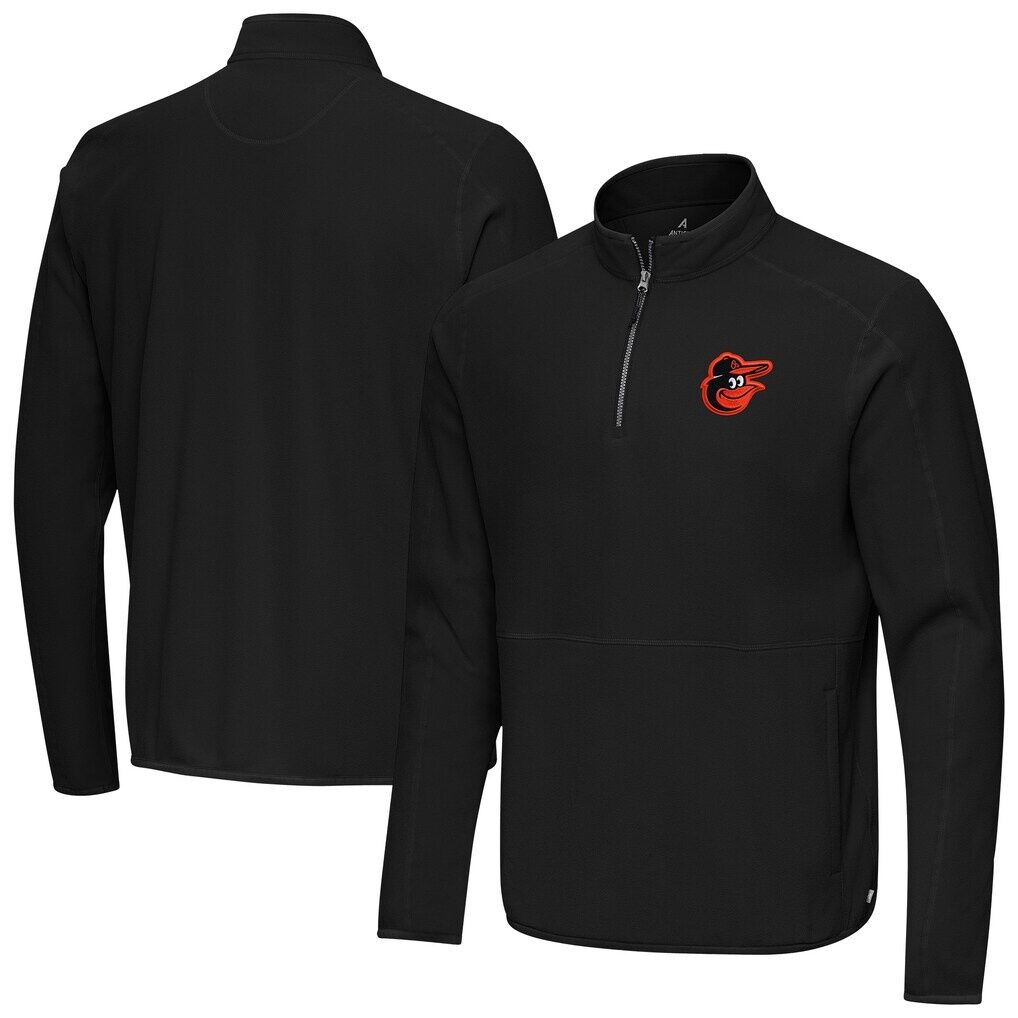 Baltimore Orioles Antigua Step Up Quarter-Zip Pullover