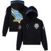 Chicago Sky Women's OVO x WNBA Hoodie - Blue - Front View