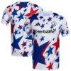 LA Galaxy adidas 2026 Americana Pre-Match Jersey - White - Front View