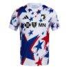 Minnesota United FC adidas 2026 Americana Pre-Match Jersey - White - Side View