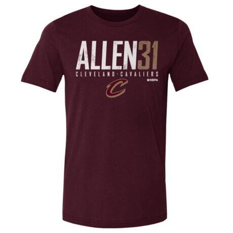 Jarrett Allen Cleveland Cavaliers 500 Level Elite Player T-Shirt - - Front View