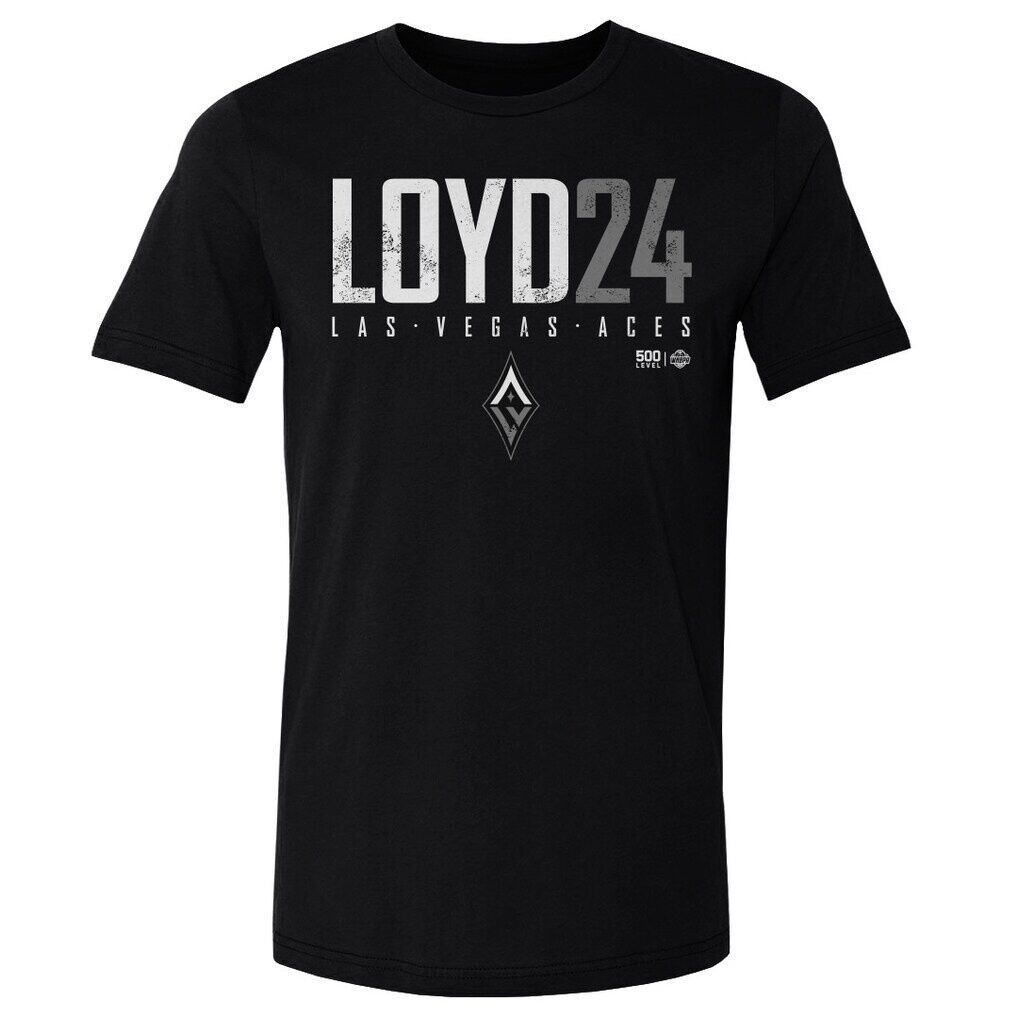 Jewell Loyd Las Vegas Aces 500 Level Elite Player T-Shirt
