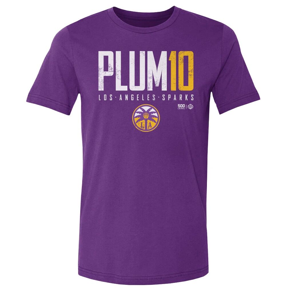 Kelsey Plum Los Angeles Sparks 500 Level Elite Player T-Shirt