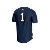 #1 Gonzaga Bulldogs GameDay Greats Unisex Lightweight Soccer Fashion Jersey - Navy - Detail View