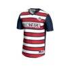#1 Gonzaga Bulldogs GameDay Greats Unisex Lightweight Soccer Fashion Jersey - Navy - Side View