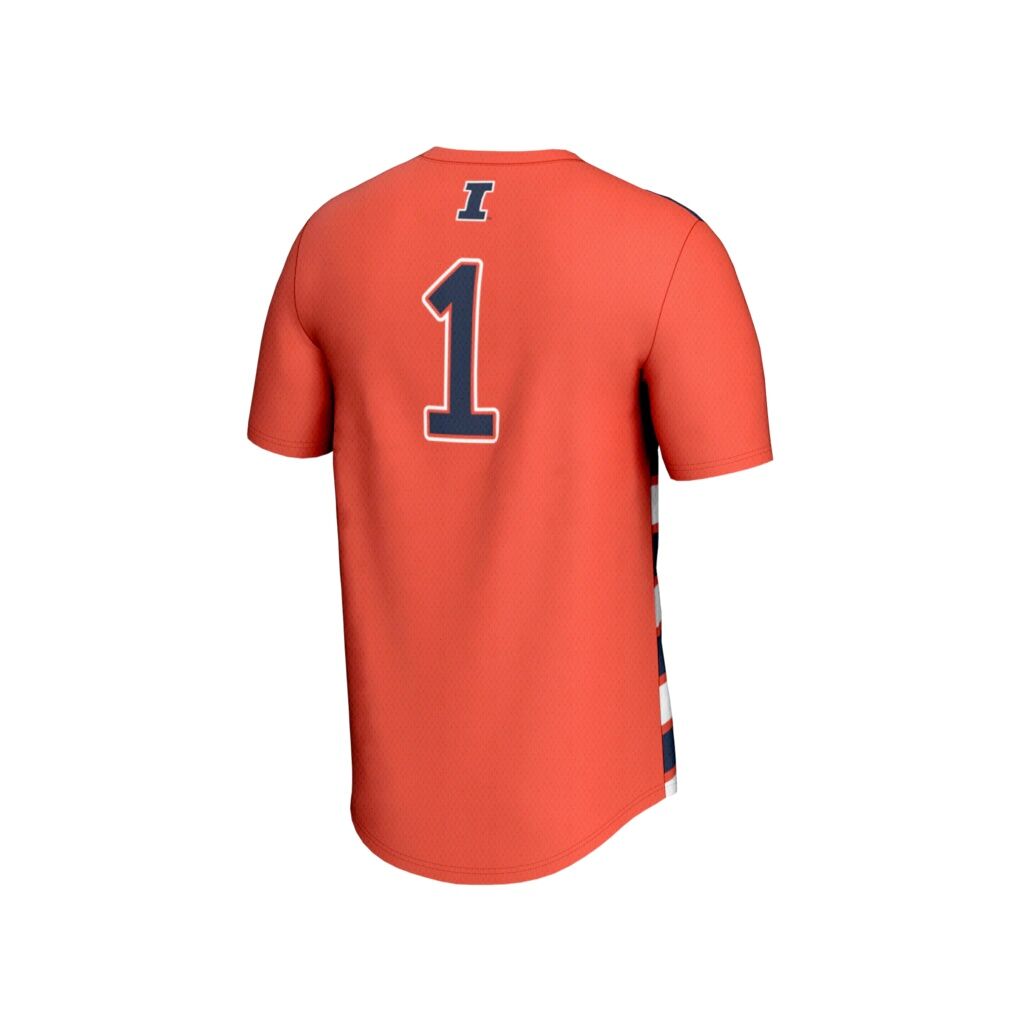 #1 Illinois Fighting Illini GameDay Greats Unisex Lightweight Soccer Fashion Jersey