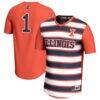 #1 Illinois Fighting Illini GameDay Greats Unisex Lightweight Soccer Fashion Jersey - Orange - Front View
