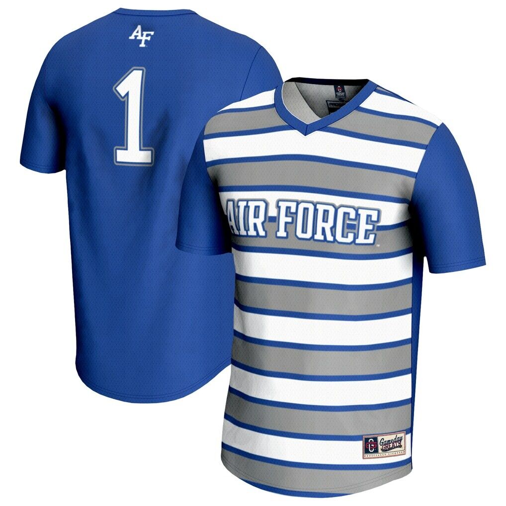 #1 Air Force Falcons GameDay Greats Unisex Lightweight Soccer Fashion Jersey - Royal