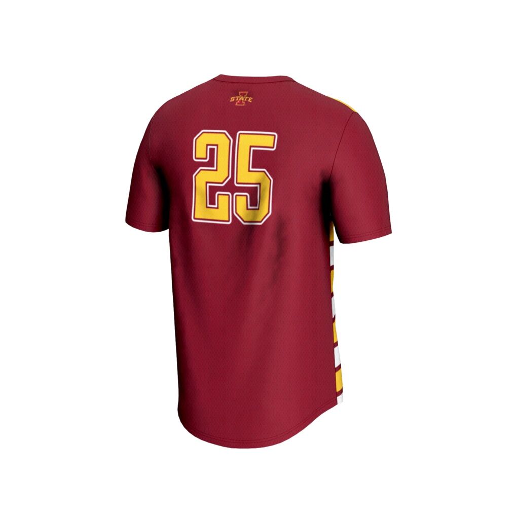 #25 Iowa State Cyclones GameDay Greats Unisex Lightweight Soccer Fashion Jersey - Cardinal