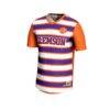 #1 Clemson Tigers GameDay Greats Unisex Lightweight Soccer Fashion Jersey - Orange - Side View