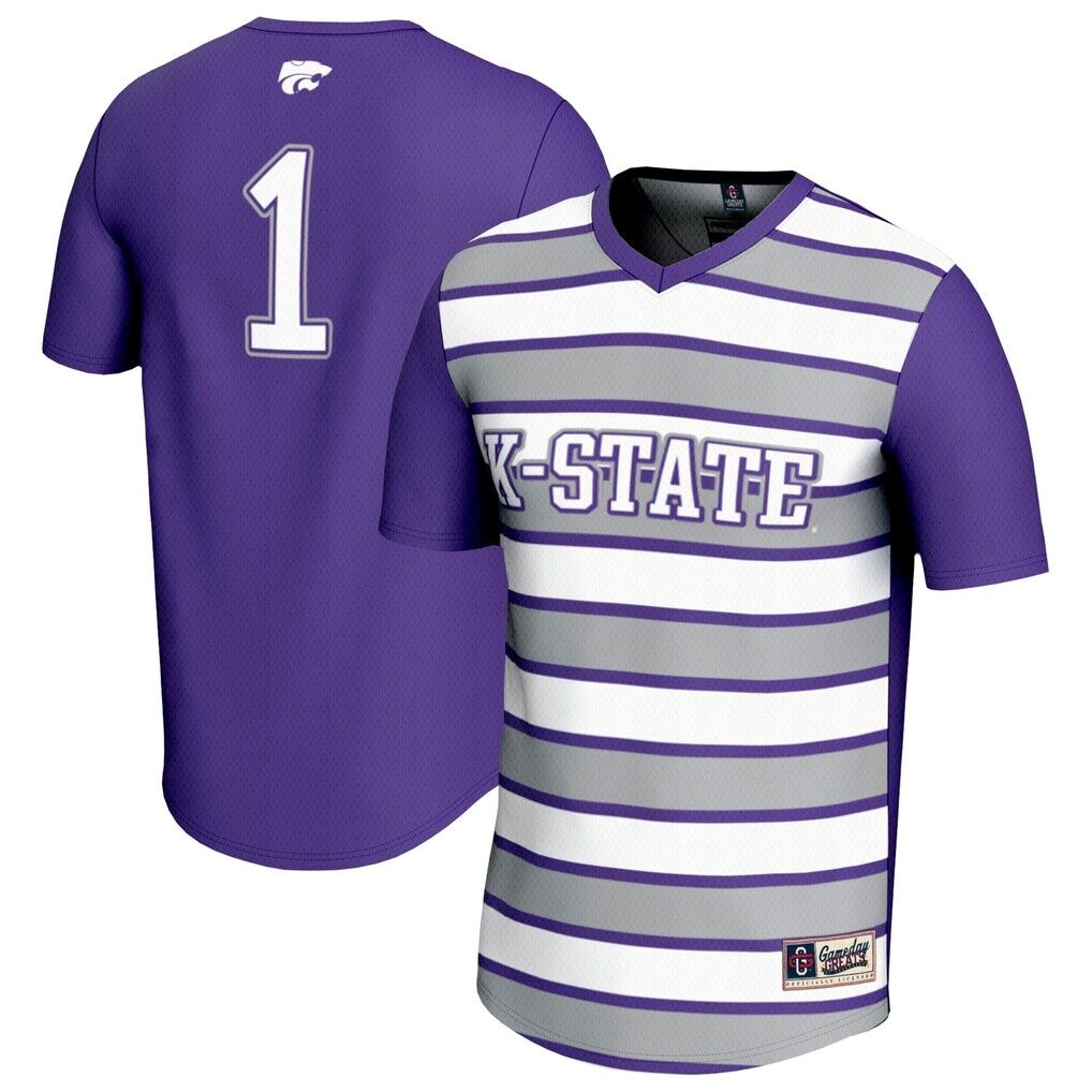 #1 Kansas State Wildcats GameDay Greats Unisex Lightweight Soccer Fashion Jersey