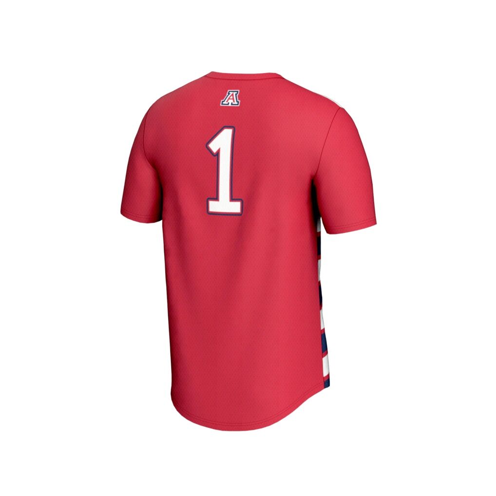 #1 Arizona Wildcats GameDay Greats Unisex Lightweight Soccer Fashion Jersey