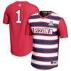 #1 Arizona Wildcats GameDay Greats Unisex Lightweight Soccer Fashion Jersey - Red - Front View