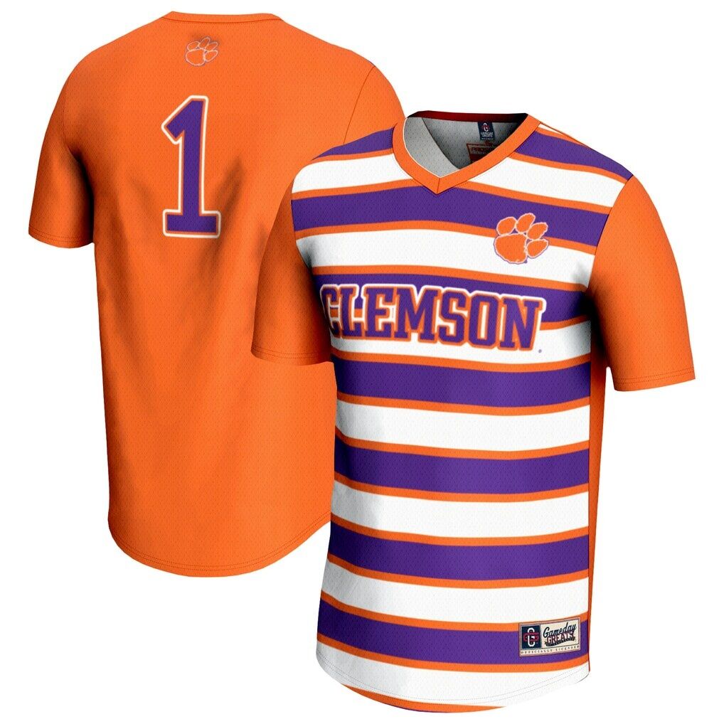 #1 Clemson Tigers GameDay Greats Youth Lightweight Soccer Fashion Jersey