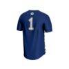 #1 Georgetown Hoyas GameDay Greats Youth Lightweight Soccer Fashion Jersey - Navy - Detail View