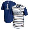 #1 Georgetown Hoyas GameDay Greats Youth Lightweight Soccer Fashion Jersey - Navy - Front View