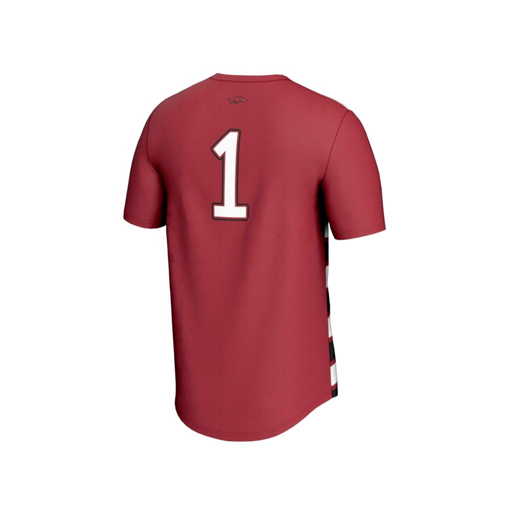 #1 Arkansas Razorbacks GameDay Greats Youth Lightweight Soccer Fashion Jersey - Cardinal
