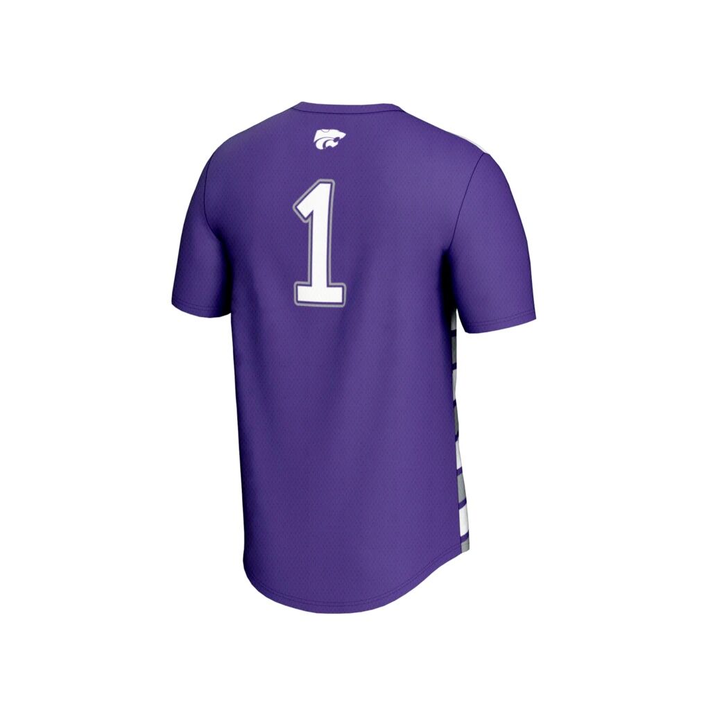 #1 Kansas State Wildcats GameDay Greats Youth Lightweight Soccer Fashion Jersey