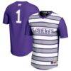 #1 Kansas State Wildcats GameDay Greats Youth Lightweight Soccer Fashion Jersey - Purple - Front View