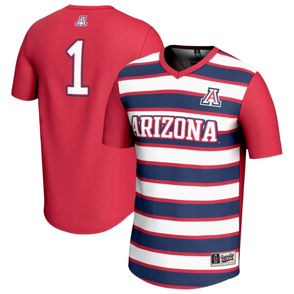 #1 Arizona Wildcats GameDay Greats Youth Lightweight Soccer Fashion Jersey