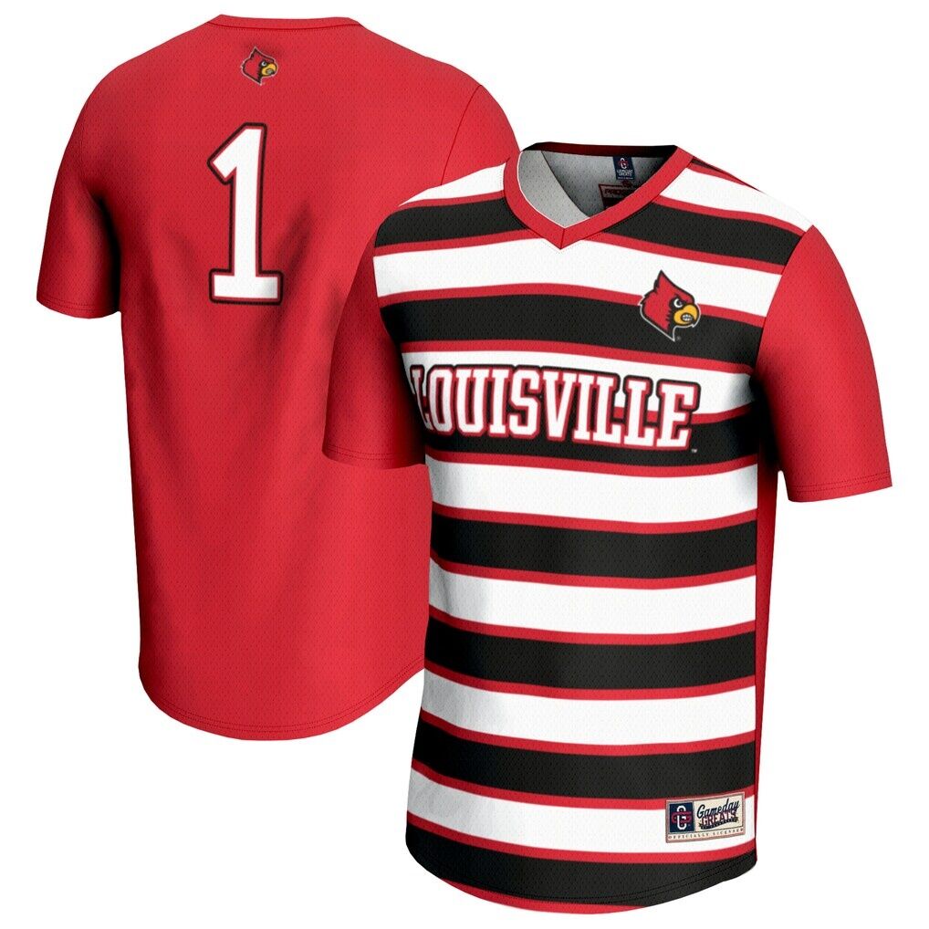 #1 Louisville Cardinals GameDay Greats Youth Lightweight Soccer Fashion Jersey