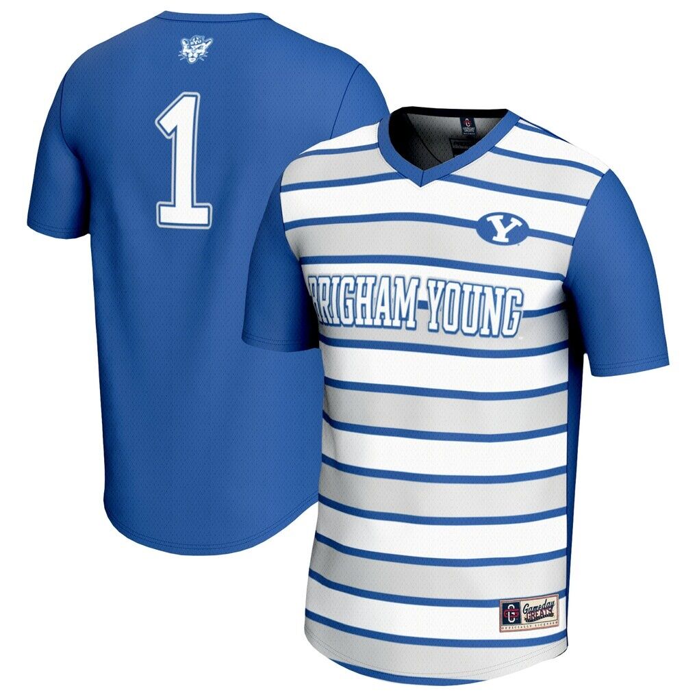 #1 BYU Cougars GameDay Greats Youth Lightweight Soccer Fashion Jersey - Royal