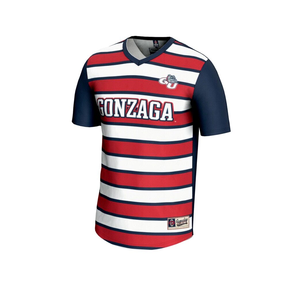 #1 Gonzaga Bulldogs GameDay Greats Youth Lightweight Soccer Fashion Jersey