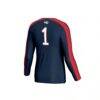Gonzaga Bulldogs GameDay Greats Unisex #1 Lightweight Volleyball Fashion Jersey - Navy - Detail View