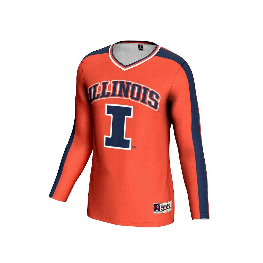 Illinois Fighting Illini GameDay Greats Unisex #1 Lightweight Volleyball Fashion Jersey