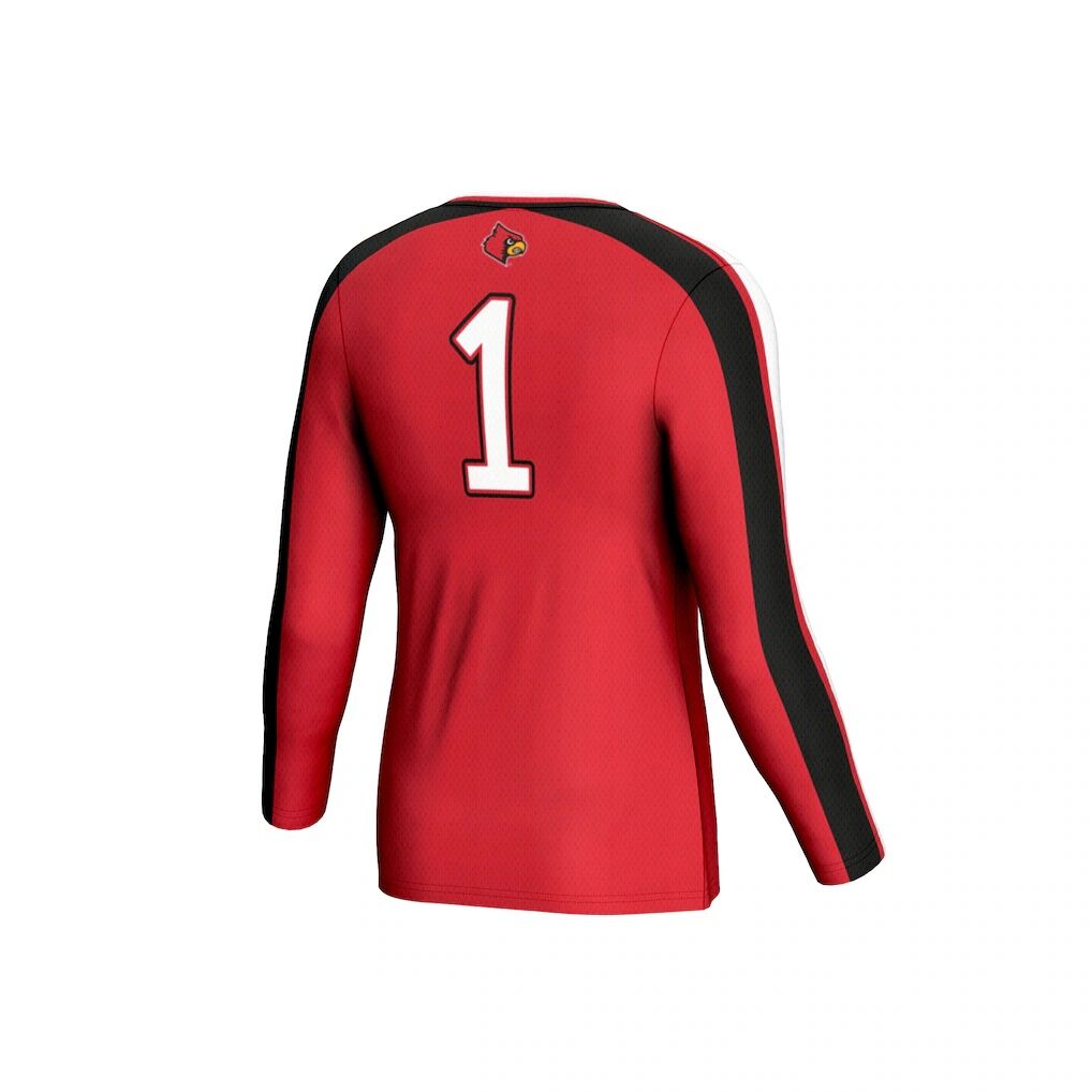 Louisville Cardinals GameDay Greats Unisex #1 Lightweight Volleyball Fashion Jersey